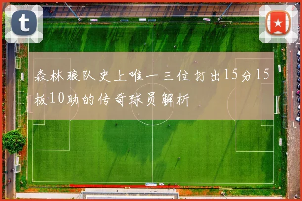 森林狼队史上唯一三位打出15分15板10助的传奇球员解析